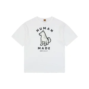 Human Made Seoul Exclusive Shiba Inu Graphic T-Shirt White Front view