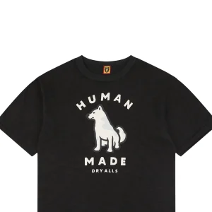 Human Made Seoul Exclusive Shiba Inu Graphic T-Shirt Black