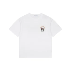Loewe Bird Anagram Embroidered T-Shirt Front view
