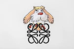 Loewe Bird Anagram Embroidered T-Shirt Brand