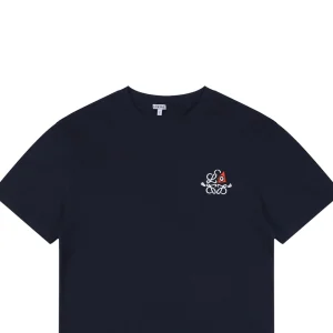 Loewe Eye Logo Embroidered T-Shirt Black