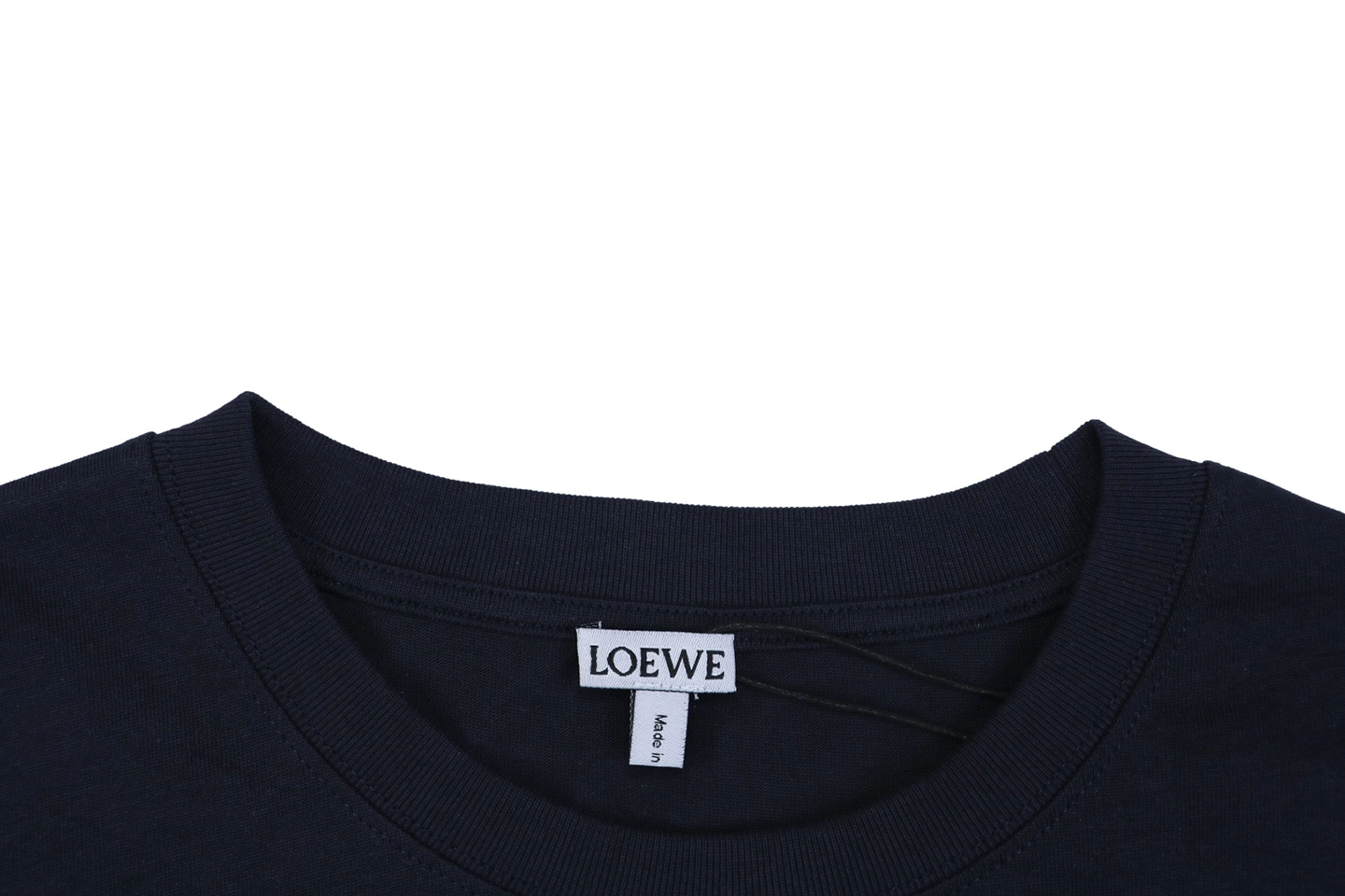 Loewe Eye Logo Embroidered T-Shirt Black Collar