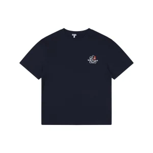 Loewe Eye Logo Embroidered T-Shirt Black Front view