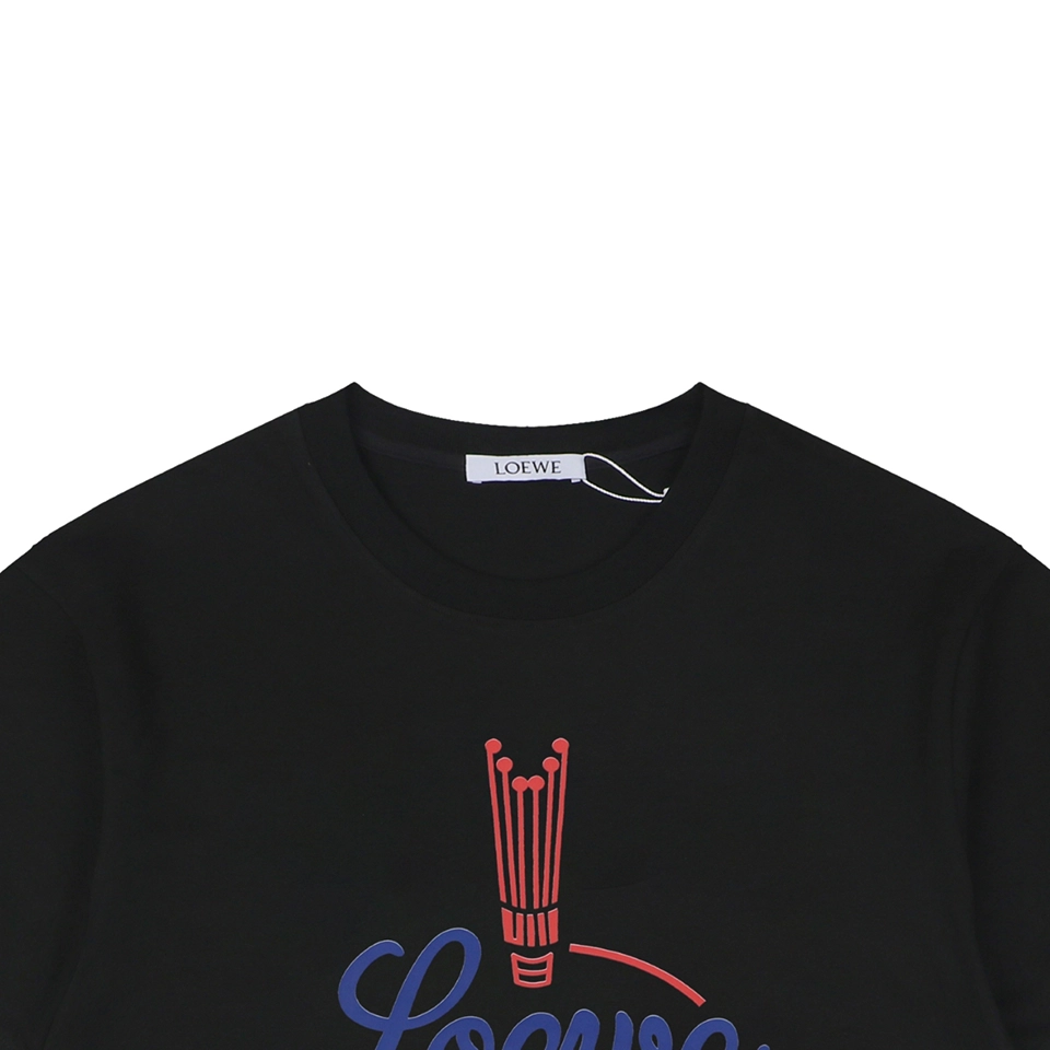 Loewe Feather Crown Logo T-Shirt