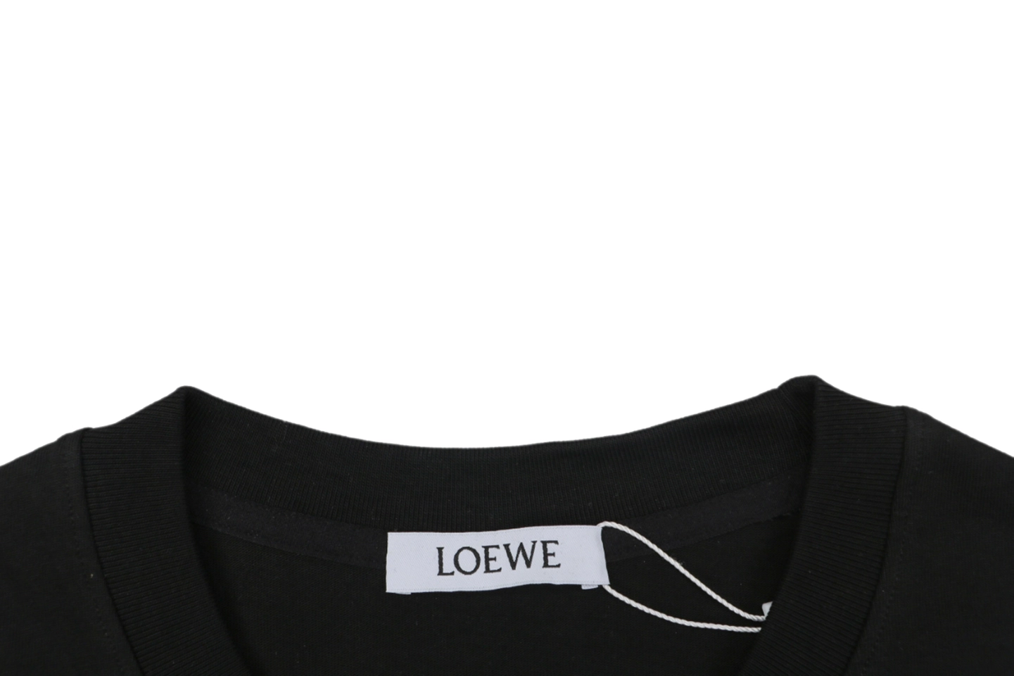 Loewe Feather Crown Logo T-Shirt Collar