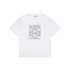 Loe Openwork Embroidered Anagram Logo T-Shirt (White/Black)