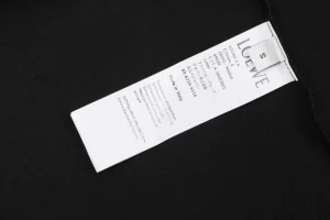 Loewe Openwork Embroidered Anagram Logo T-Shirt Black Wash label