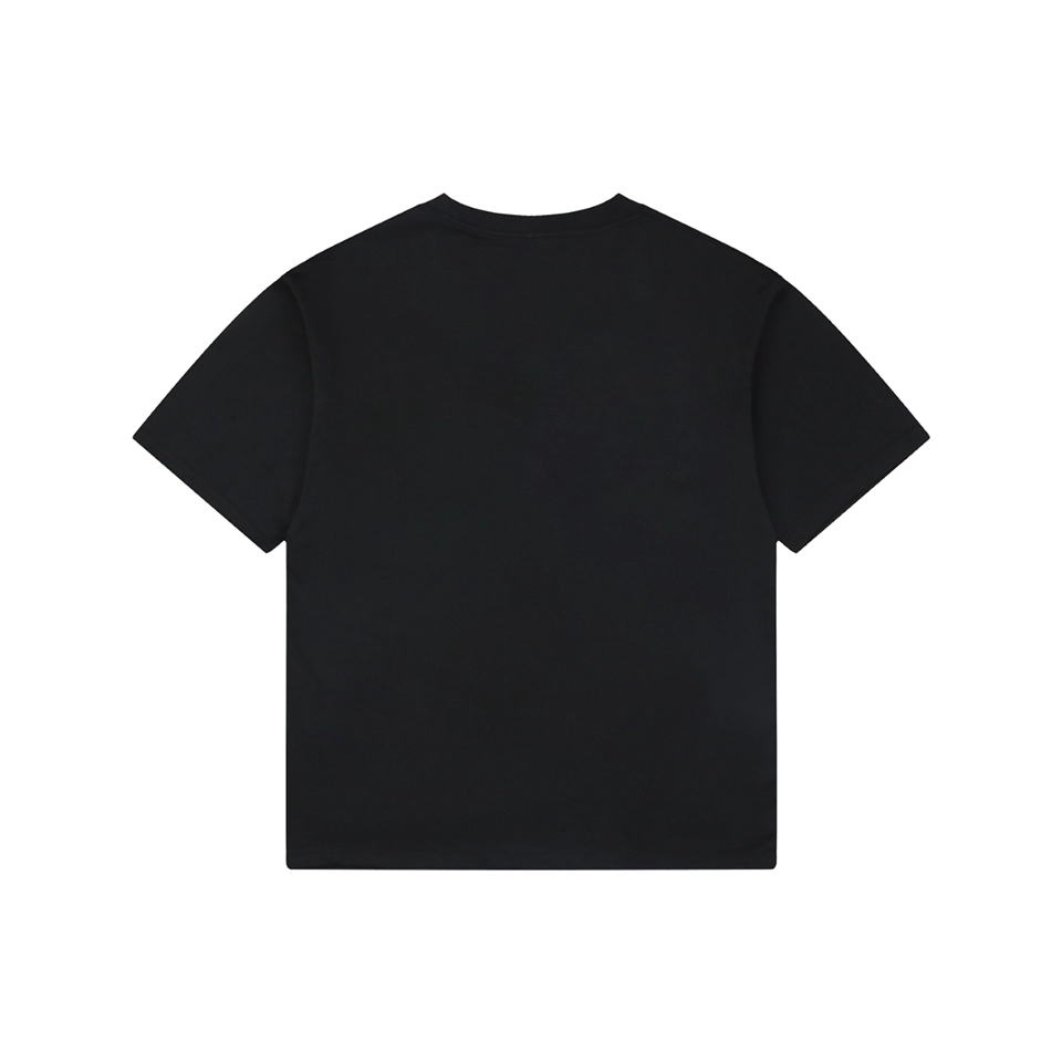 Loewe Openwork Embroidered Anagram Logo T-Shirt Black Back view