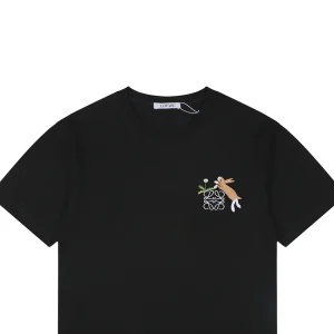 Loewe Rabbit Embroidered Logo T-Shirt