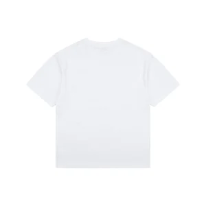 Loewe Reflective Embossed Anagram Pocket T-Shirt White Back view