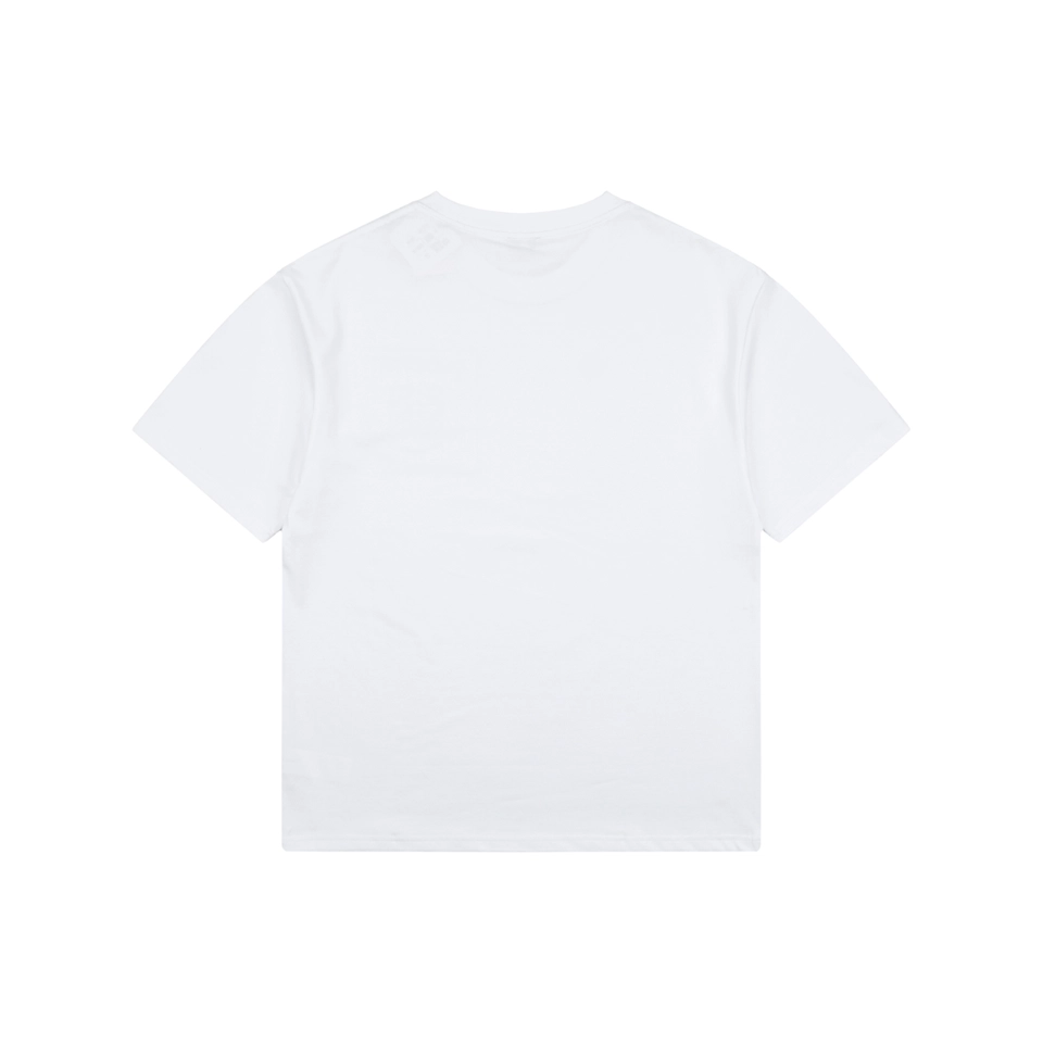 Loewe Reflective Embossed Anagram Pocket T-Shirt White Back view