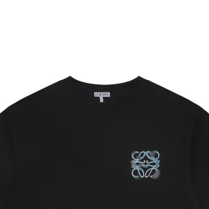 Loewe Spray-Painted Anagram Logo T-Shirt Black