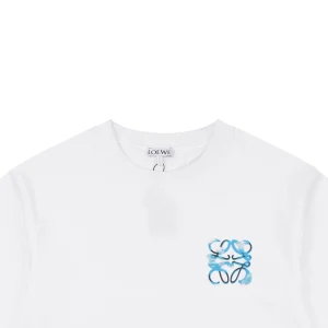 Loewe Spray-Painted Anagram Logo T-Shirt White