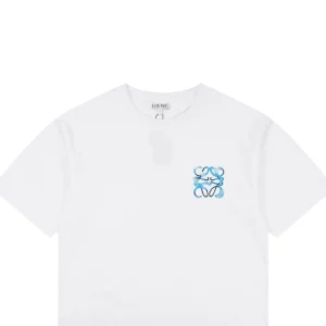 Loewe Spray-Painted Anagram Logo T-Shirt White