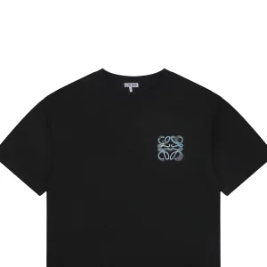 Loewe Spray-Painted Anagram Logo T-Shirt Black