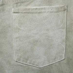 Loewe Vintage Wash Anagram Pocket Jeans Pocket