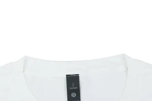 Lululemon Seamless Flatlock Training T-Shirt White Collar