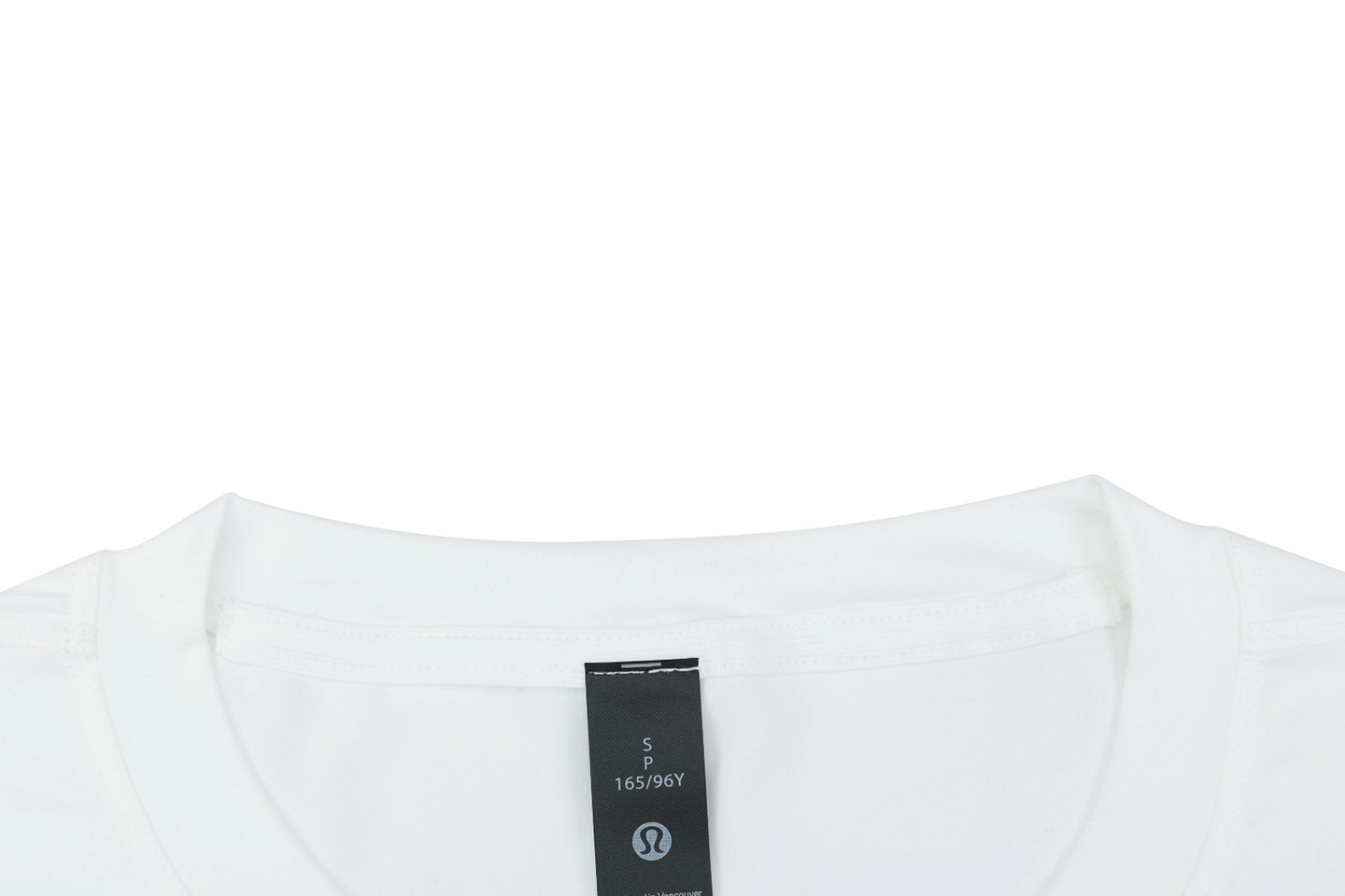 Lululemon Seamless Flatlock Training T-Shirt White Collar