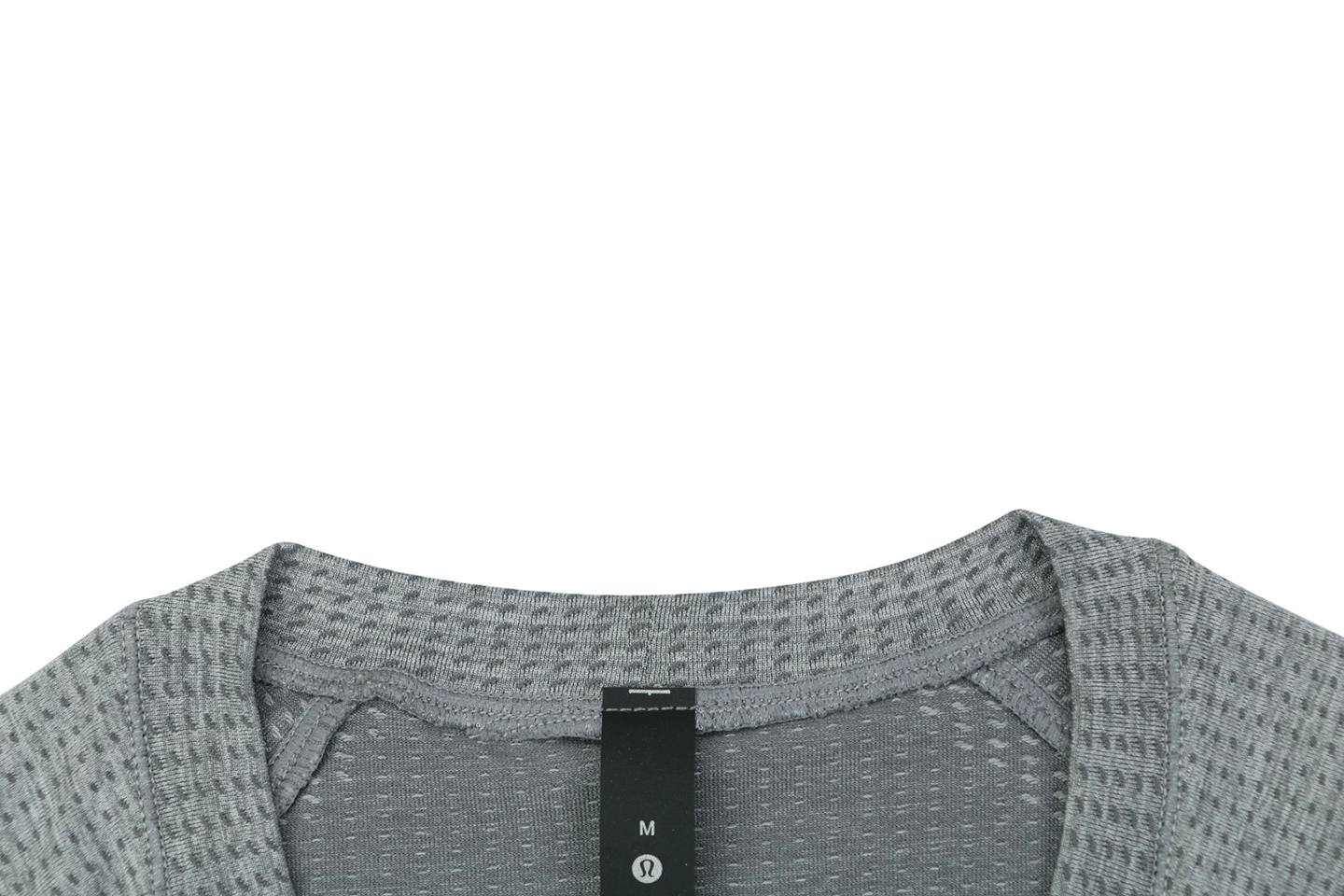 Lululemon Vent-Tech Quick-Dry Training T-Shirt Grey Collar
