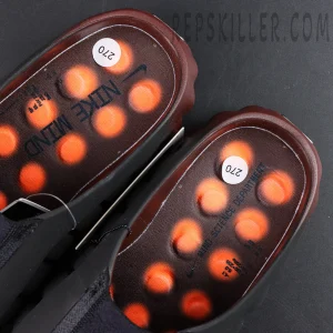 Nike Mind 001 Flyknit “Bronze Eclipse” insole detail featuring orange pod graphics and Mind Science Department branding