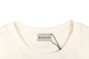 Moncler Coastal Town Graphic T-Shirt Collar