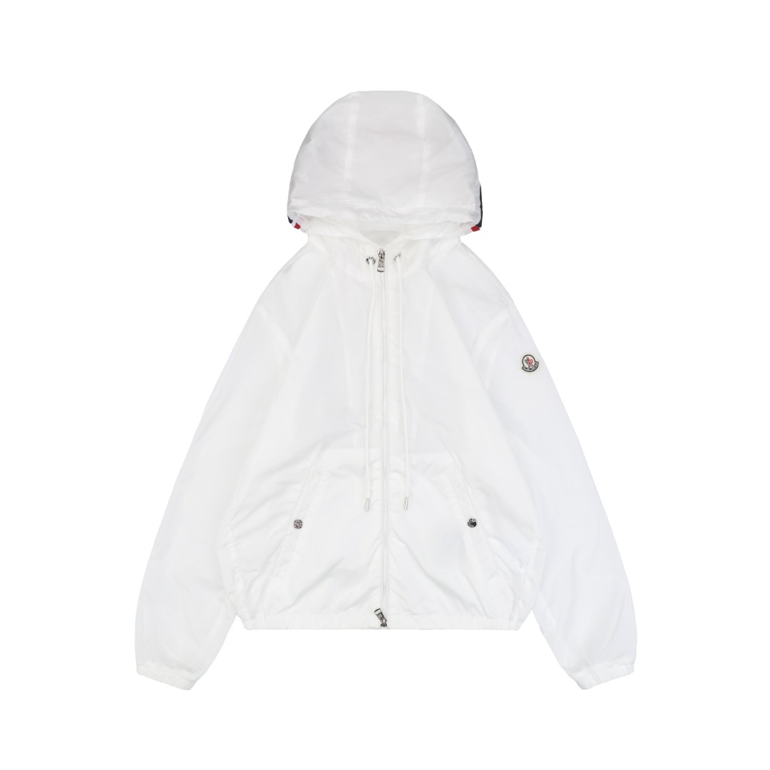 Moncler Grimpeurs Lightweight Hooded Windbreaker Front view