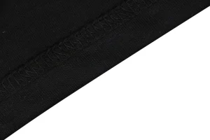 Moncler Script Logo Embroidered T-Shirt Black