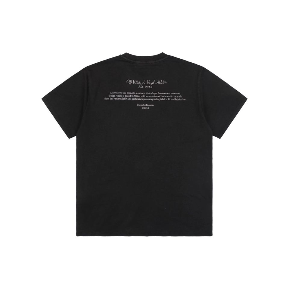 OFF-WHITE Caravaggio Madonna Graphic T-Shirt Back view
