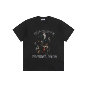 OFF-WHITE Caravaggio Madonna Graphic T-Shirt Front view