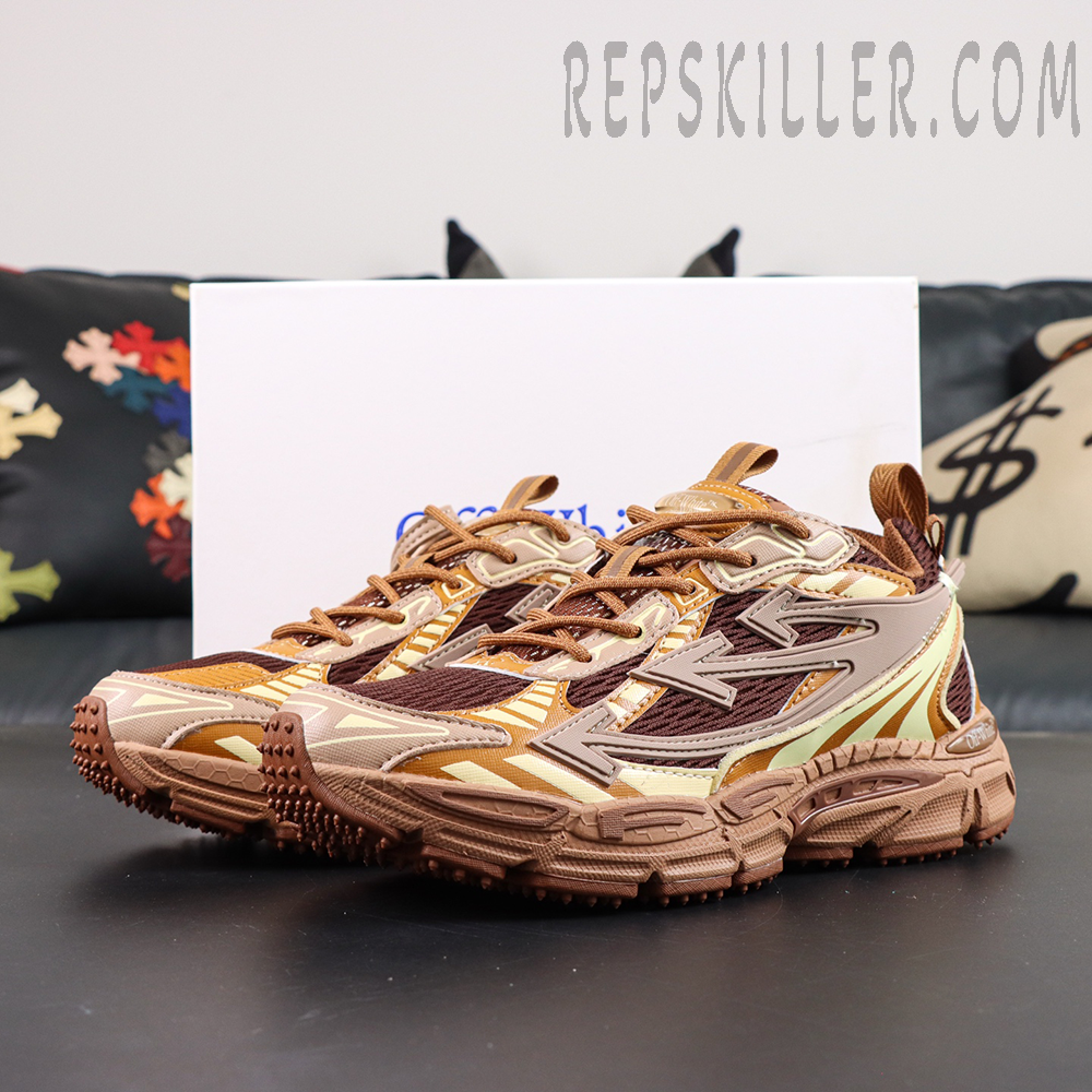 Off-White Be Right Back 'Dark Brown - Cream'