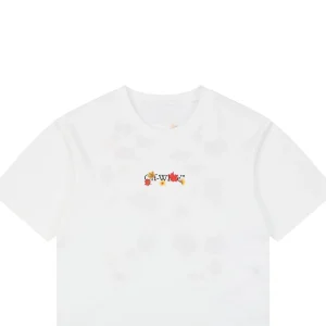 Off-White Floral Arrow Embroidered T-Shirt