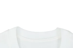 Off-White Floral Arrow Embroidered T-Shirt Collar