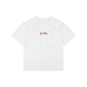 Off-White Floral Arrow Embroidered T-Shirt Front view