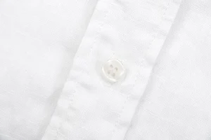 Ralph Lauren Linen Pony T-Shirt Button