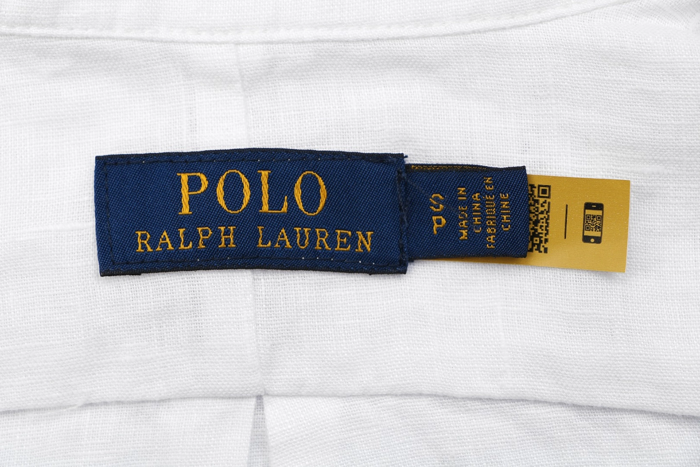 Ralph Lauren Linen Pony T-Shirt Brand label