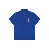 Ralph Lauren Multicolor Pony Embroidered Polo T-Shirt (Blue/Black/White)