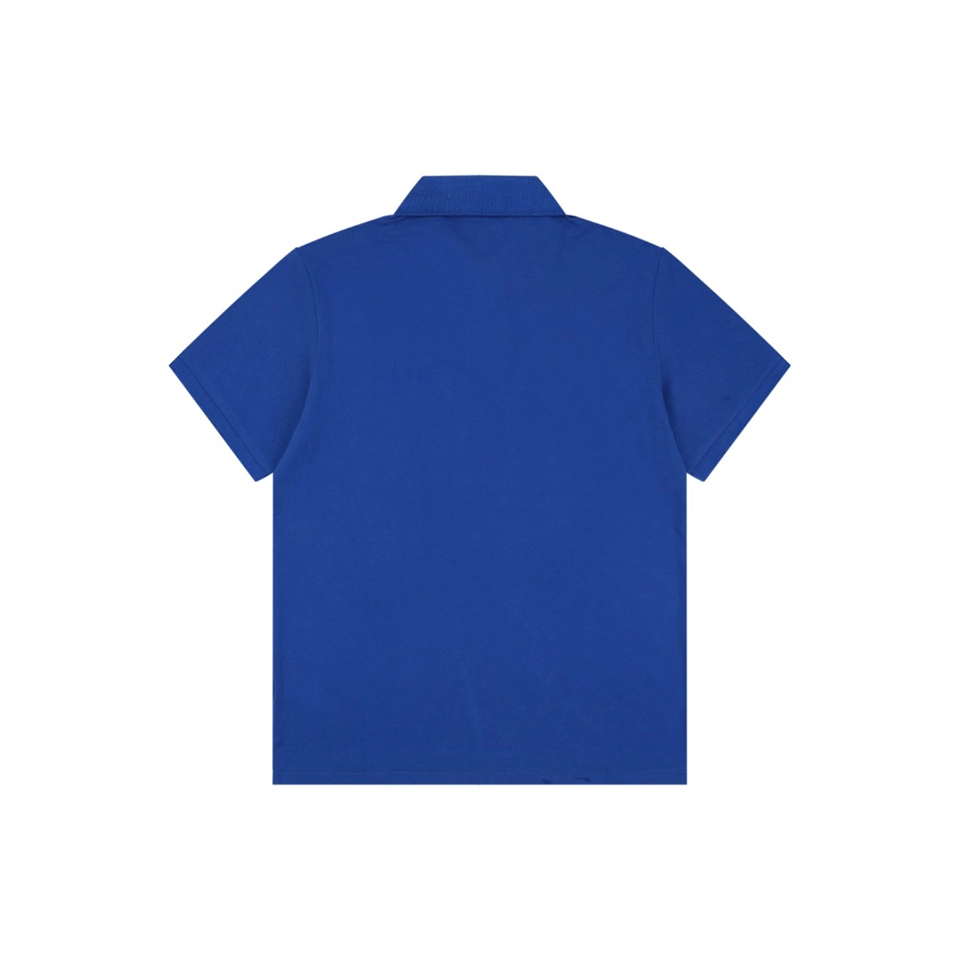 Ralph Lauren Multicolor Pony Embroidered Polo T-Shirt Blue Back view