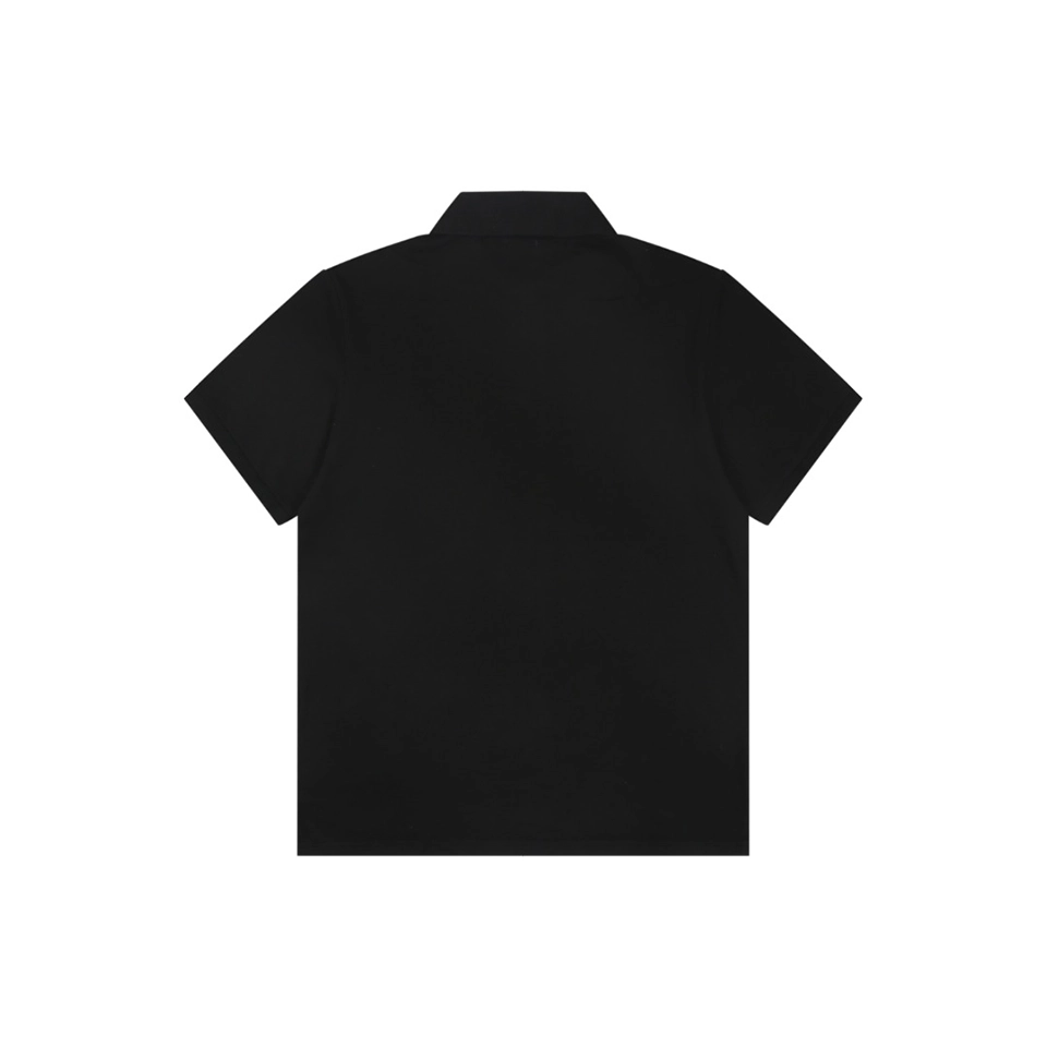 Ralph Lauren Multicolor Pony Embroidered Polo T-Shirt Black Back view