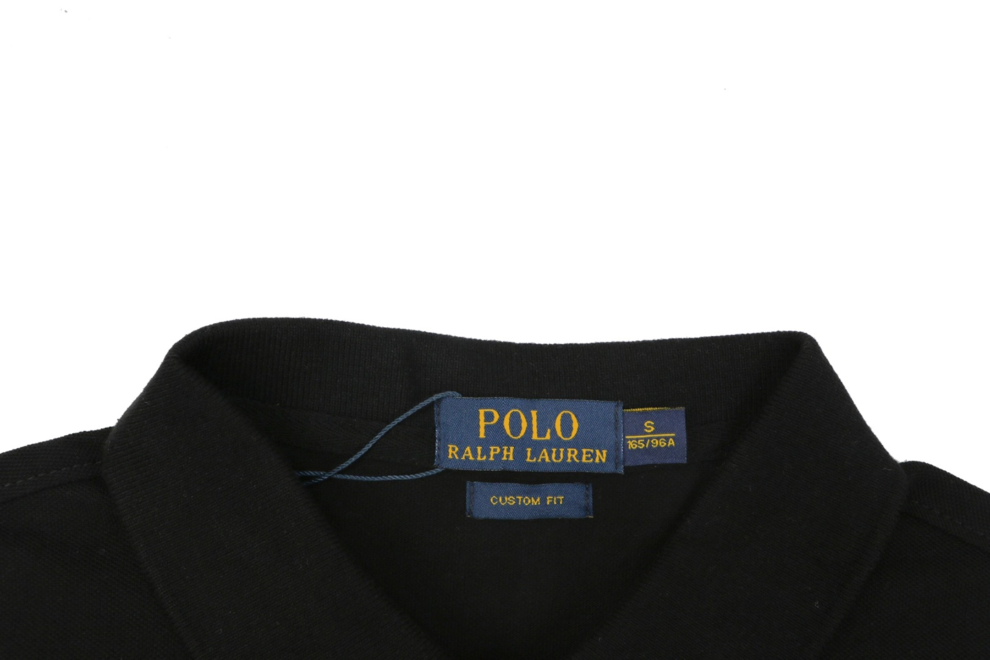 Ralph Lauren Multicolor Pony Embroidered Polo T-Shirt Black Collar