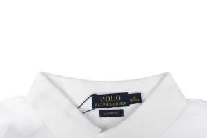 Ralph Lauren Multicolor Pony Embroidered Polo T-Shirt White Collar