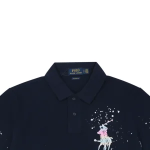Ralph Lauren Paint Splatter Big Pony Polo T-Shirt