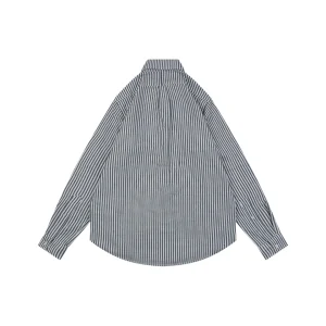 Ralph Lauren Pony Embroidered Striped Shirt Blue Back view