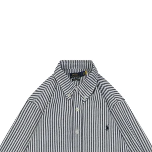 Ralph Lauren Pony Embroidered Striped Shirt Blue