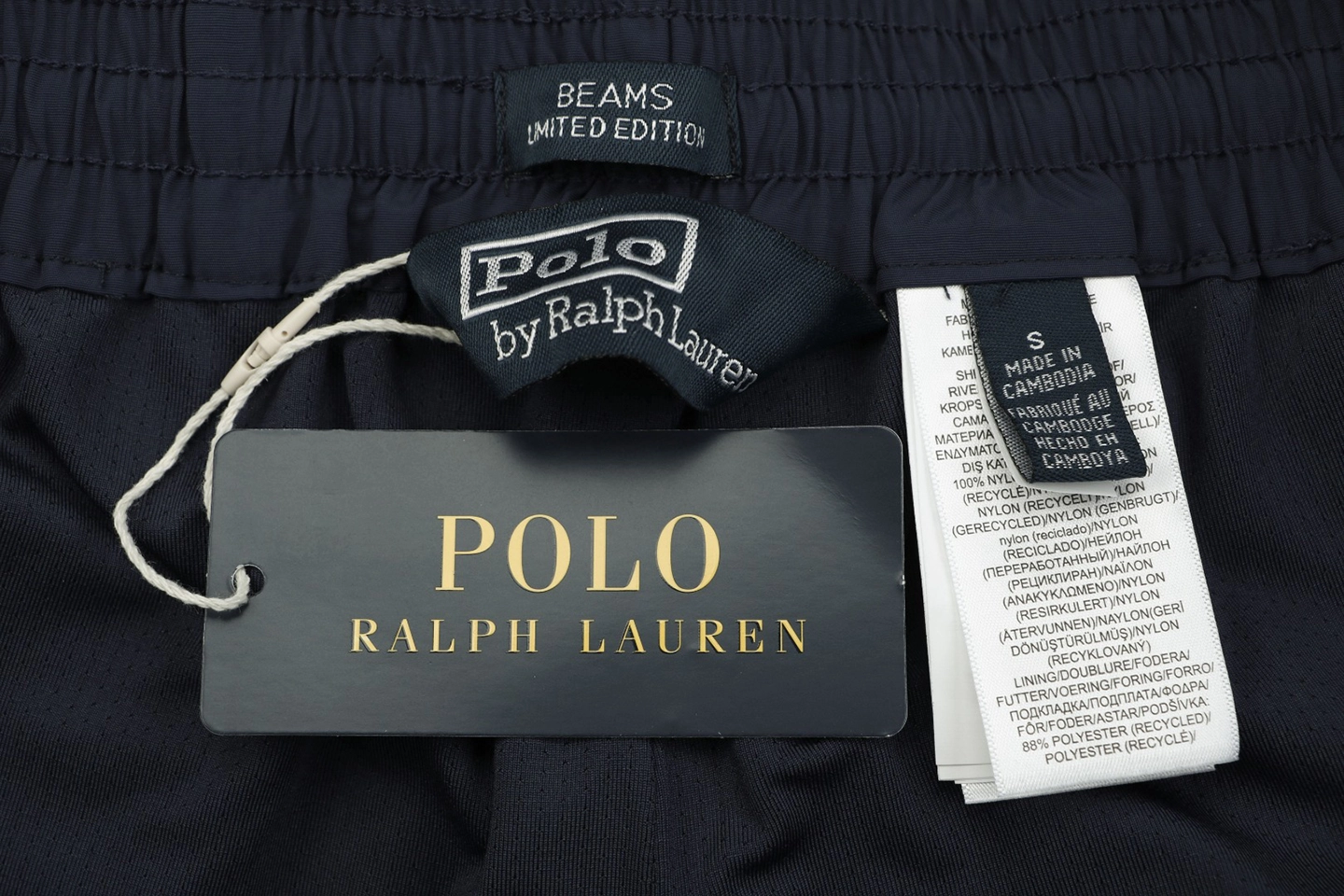 Ralph Lauren Pony Logo Lined Quick-Dry Shorts Black Brand label