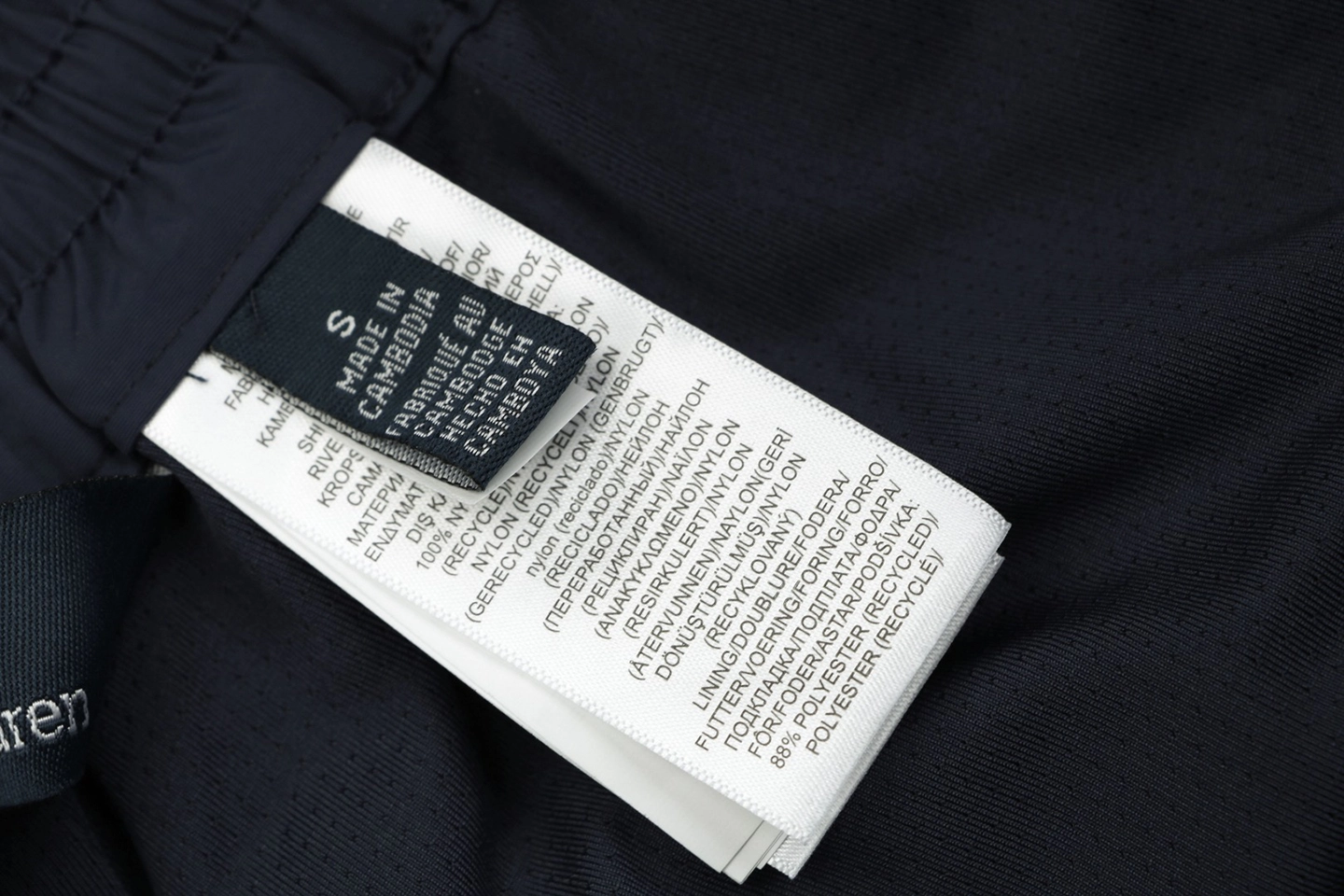 Ralph Lauren Pony Logo Lined Quick-Dry Shorts Black Wash label