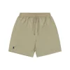 Ralph Lauren Pony Logo Lined Quick-Dry Shorts (Brown/Black)