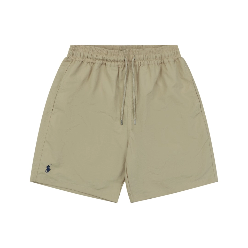 Ralph Lauren Pony Logo Lined Quick-Dry Shorts Brown Front view