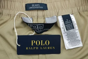 Ralph Lauren Pony Logo Lined Quick-Dry Shorts Brown Wash label