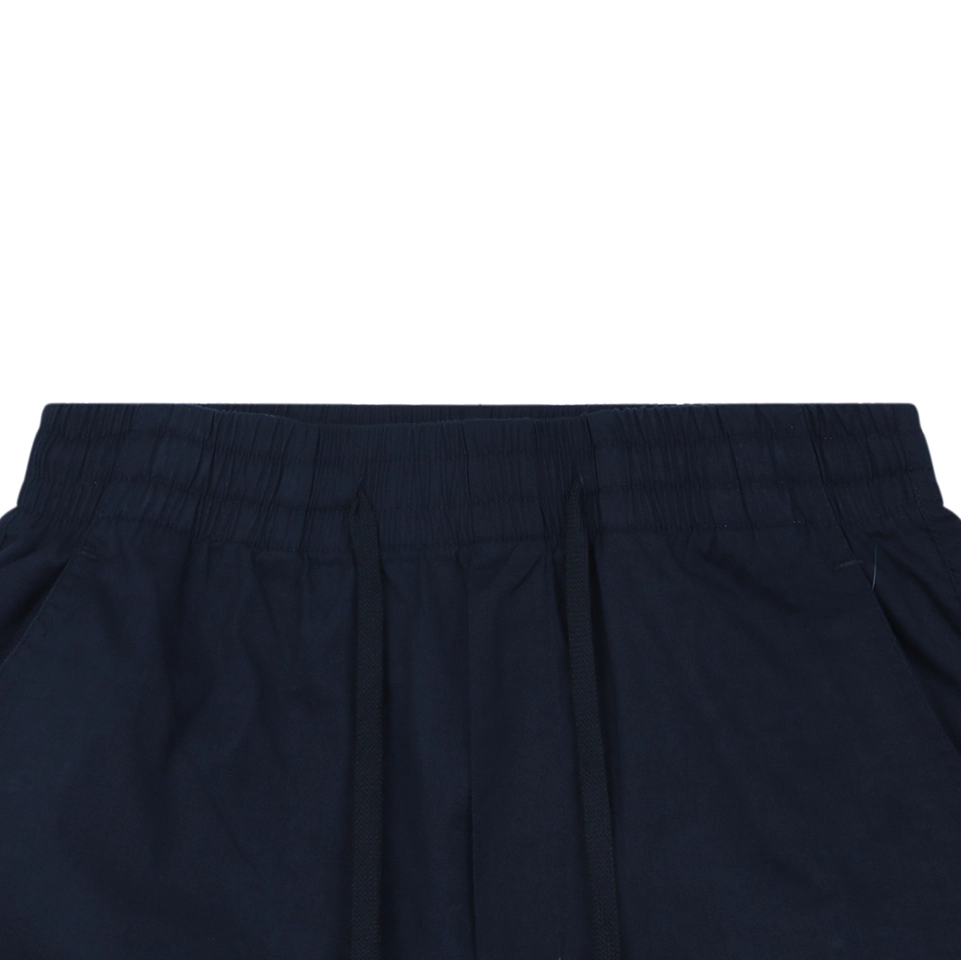Ralph Lauren Pony Logo Linen Drawstring Shorts Navy