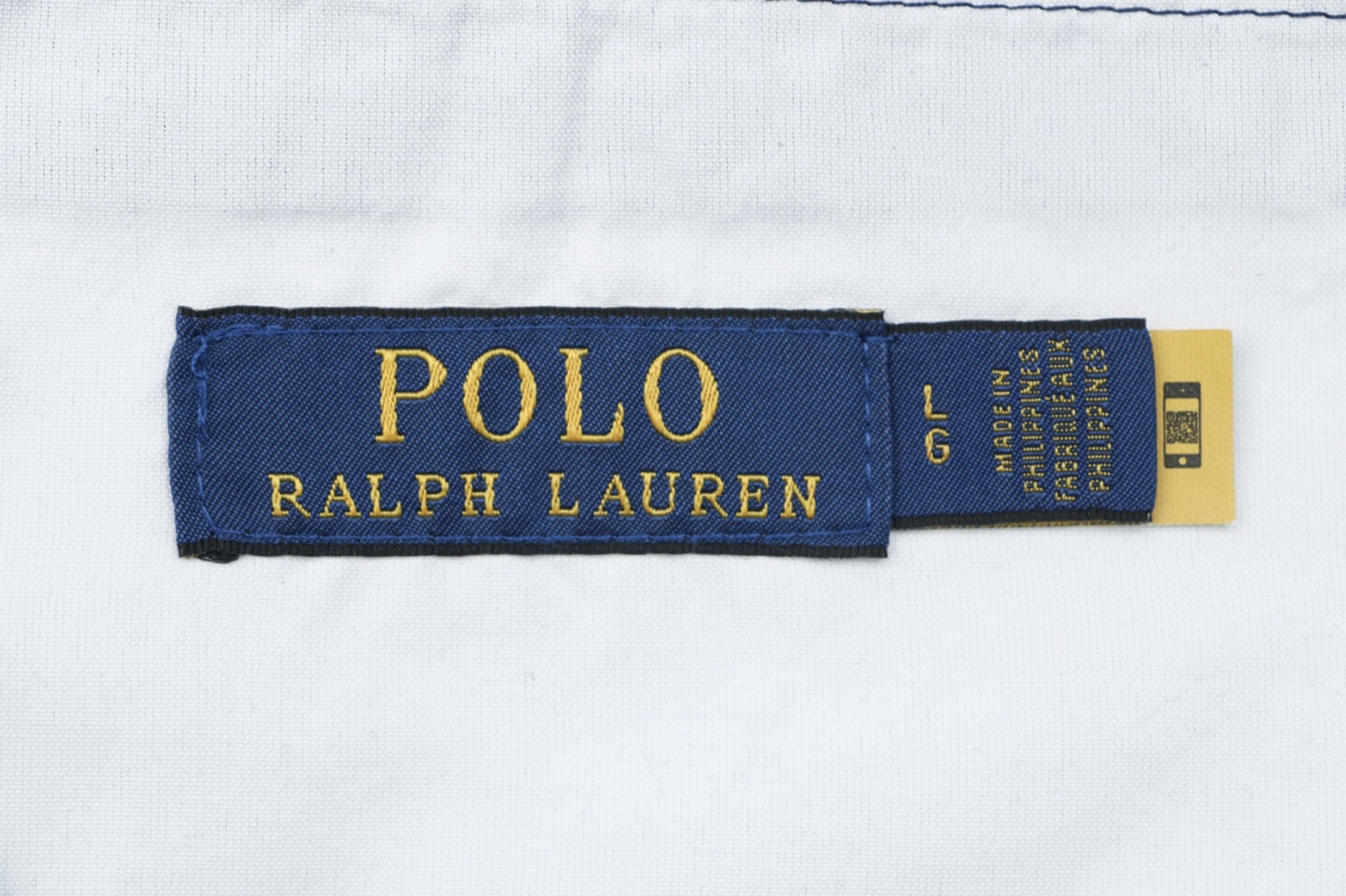 Ralph Lauren Pony Logo Linen Drawstring Shorts Brand label